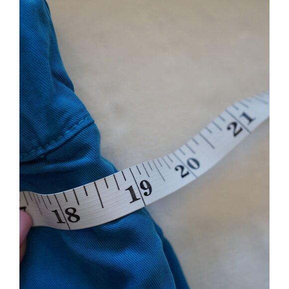 Fresh Produce Clare Seaport Blue Wide Leg‎ Pants Large 100% Tencel - Picture 6 of 9